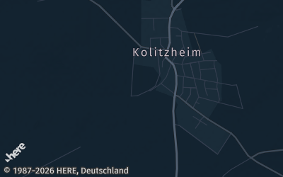 Heizung Map of Kolitzheim