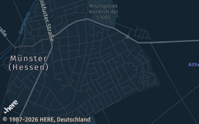 Heizung Map of Münster bei Dieburg