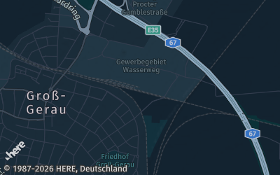 Heizung Map of Groß-Gerau