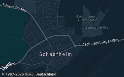 Heizung Map of Schaafheim