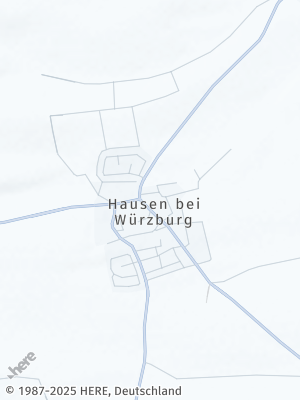 Here Map of Hausen bei Würzburg