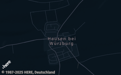Heizung Map of Hausen bei Würzburg