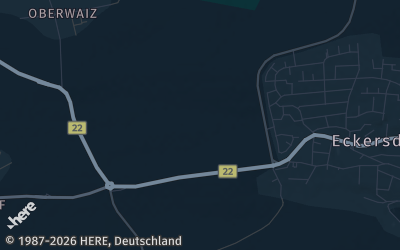 Heizung Map of Eckersdorf