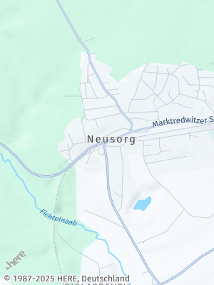 Here Map of Neusorg im Fichtelgebirge