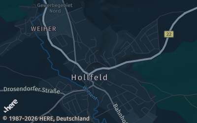 Heizung Map of Hollfeld