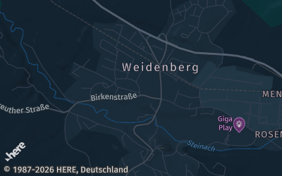Heizung Map of Weidenberg