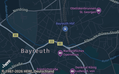 Heizung Map of Bayreuth