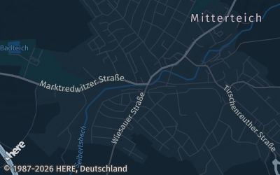 Heizung Map of Mitterteich