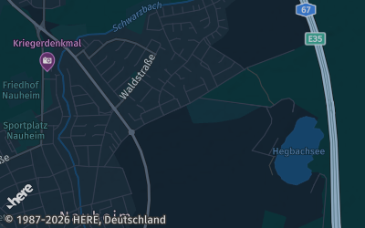 Heizung Map of Nauheim