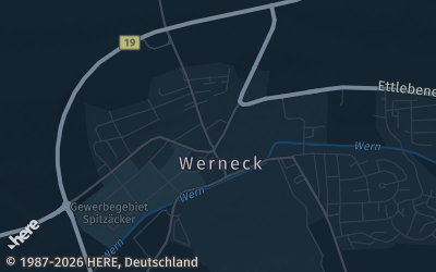Heizung Map of Werneck