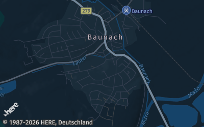 Heizung Map of Baunach