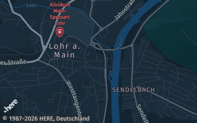 Heizung Map of Lohr am Main