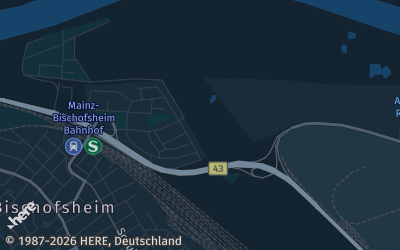 Heizung Map of Bischofsheim