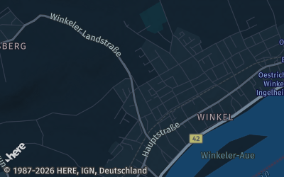 Heizung Map of Oestrich-Winkel