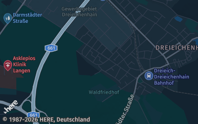 Heizung Map of Dreieich