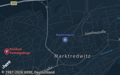 Heizung Map of Marktredwitz