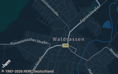 Heizung Map of Waldsassen
