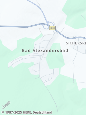 Here Map of Bad Alexandersbad
