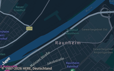 Heizung Map of Raunheim