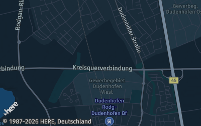 Heizung Map of Rodgau