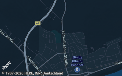 Heizung Map of Eltville am Rhein