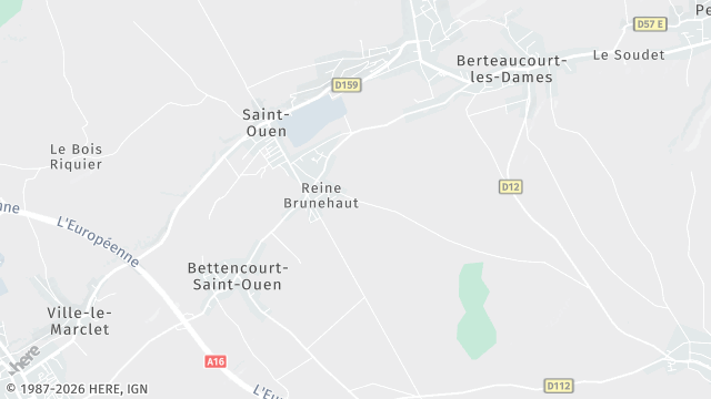 Carte de la zone d'intervention à Saint-Ouen