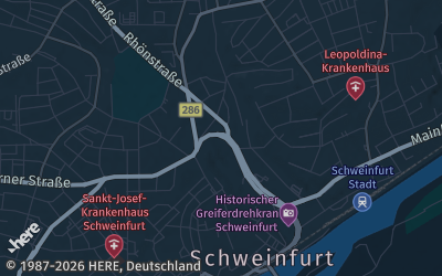 Heizung Map of Schweinfurt