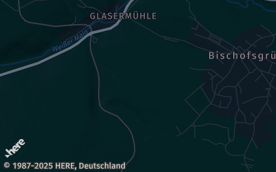 Heizung Map of Bischofsgrün
