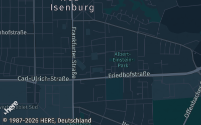 Heizung Map of Neu-Isenburg