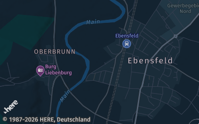 Heizung Map of Ebensfeld