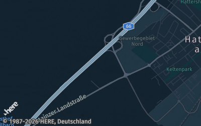 Heizung Map of Hattersheim am Main