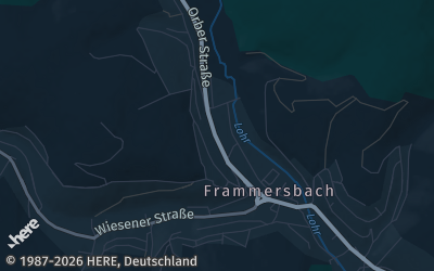 Heizung Map of Frammersbach