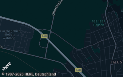 Heizung Map of Obertshausen