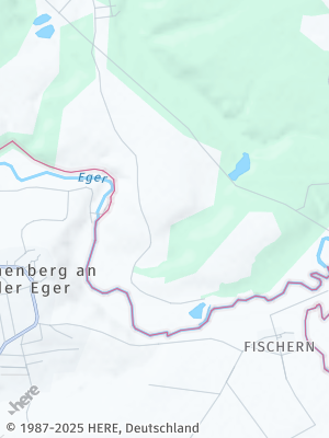 Here Map of Hohenberg an der Eger