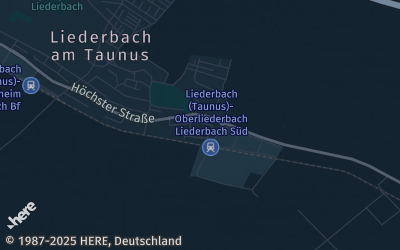 Heizung Map of Liederbach am Taunus