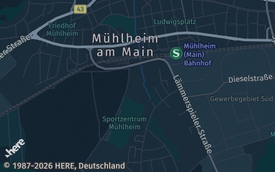 Heizung Map of Mühlheim am Main