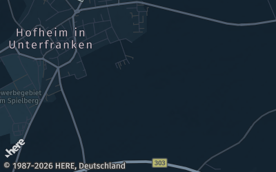 Heizung Map of Hofheim in Unterfranken