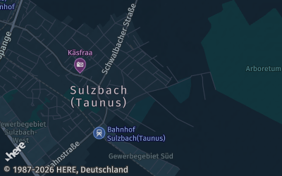 Heizung Map of Sulzbach