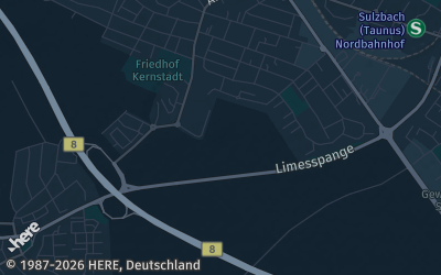 Heizung Map of Bad Soden am Taunus