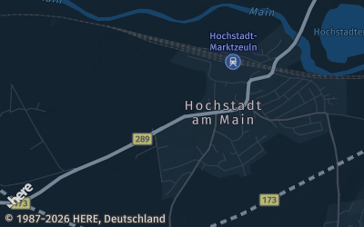 Heizung Map of Hochstadt am Main