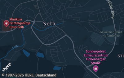 Heizung Map of Selb