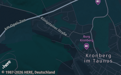Heizung Map of Kronberg im Taunus