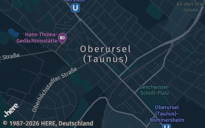Heizung Map of Oberursel