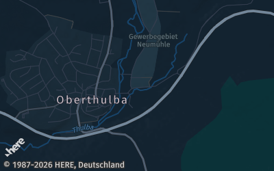 Heizung Map of Oberthulba