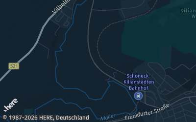 Heizung Map of Schöneck