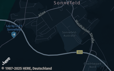Heizung Map of Sonnefeld