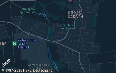 Heizung Map of Karben