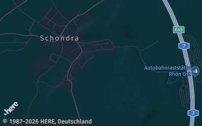 Heizung Map of Schondra