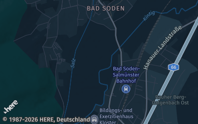 Heizung Map of Bad Soden-Salmünster