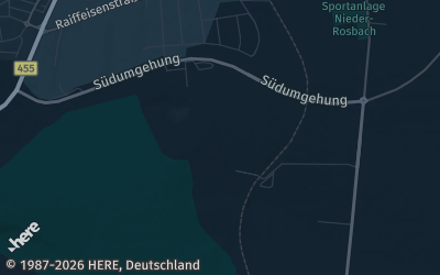 Heizung Map of Rosbach vor der Höhe